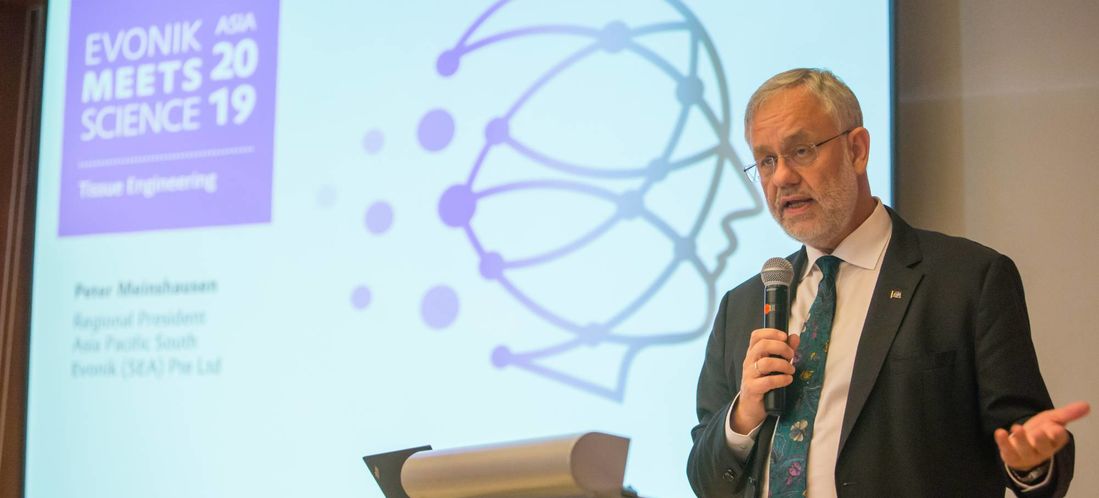 "The two-day forum is an indication of the many possibilities what we could do together through open innovation and sustainable knowledge exchange," said Peter Meinshausen, Regional President of Evonik Asia Pacific South during his welcome remarks.